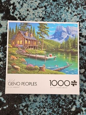 1000 Lakeside Cabin puzzle